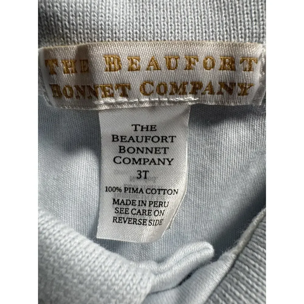 Beaufort Bonnet Company Boys 3T Pima Cotton Blue Polo Shirt
